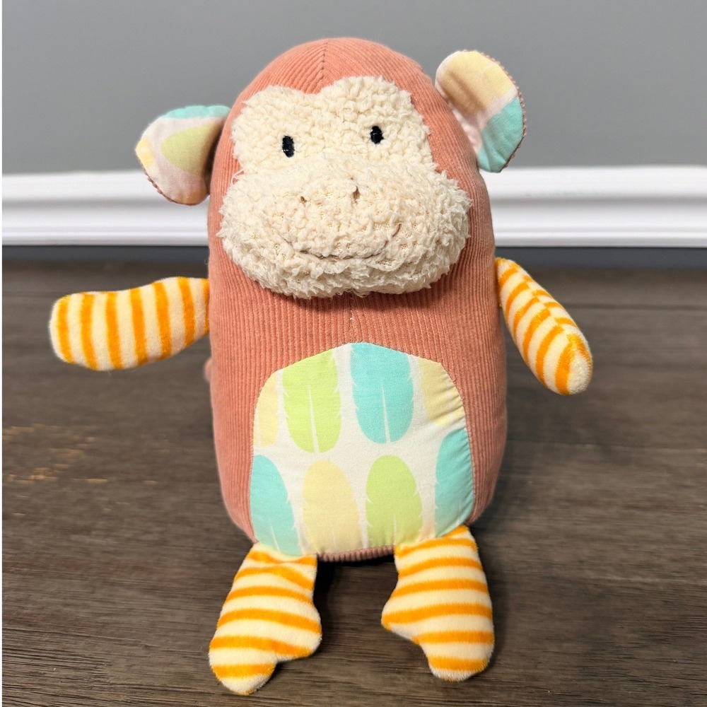Russ Berrie Jungleloo Collection Corduroy Monkey Plush‎